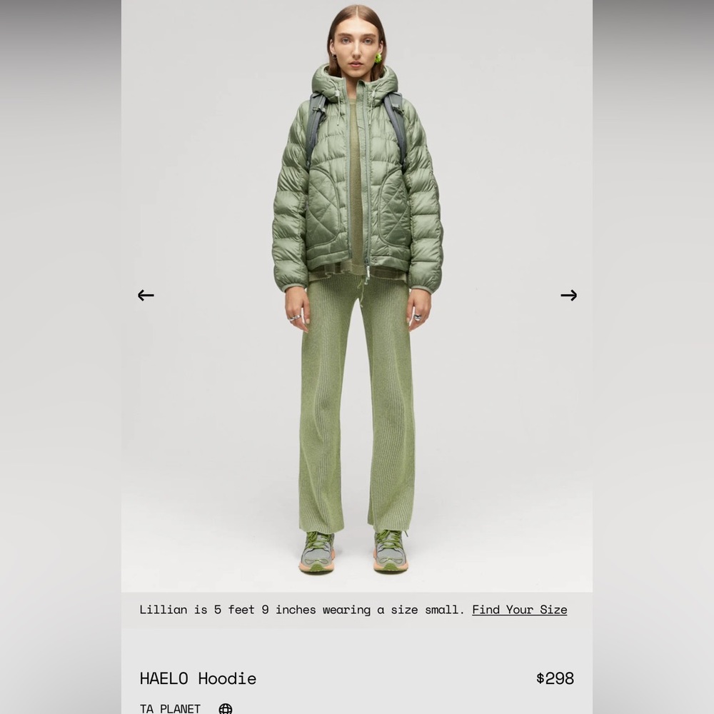 The Arrivals HAELO Hoodie Size Small